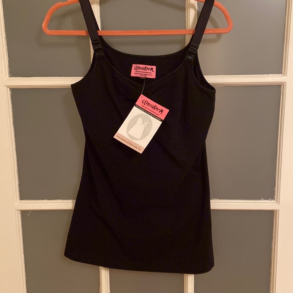 NWT Glamourmom Nursing Bra Long Top